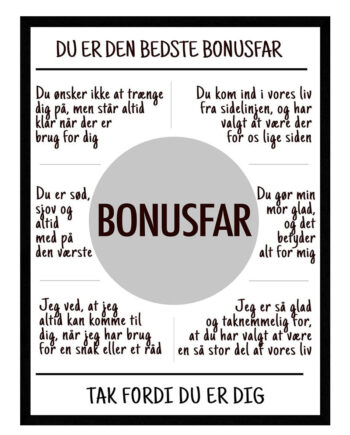 Bonusfar   Plakat