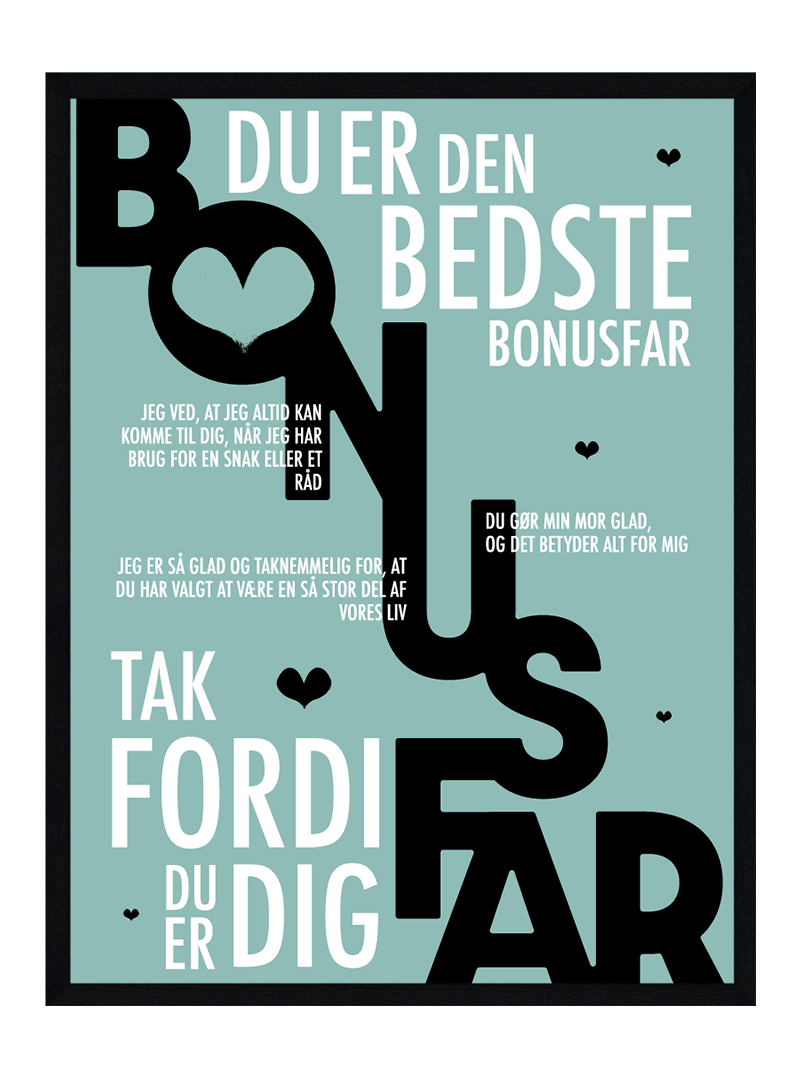 Bonusfar   Plakat   Personlig   Plakat