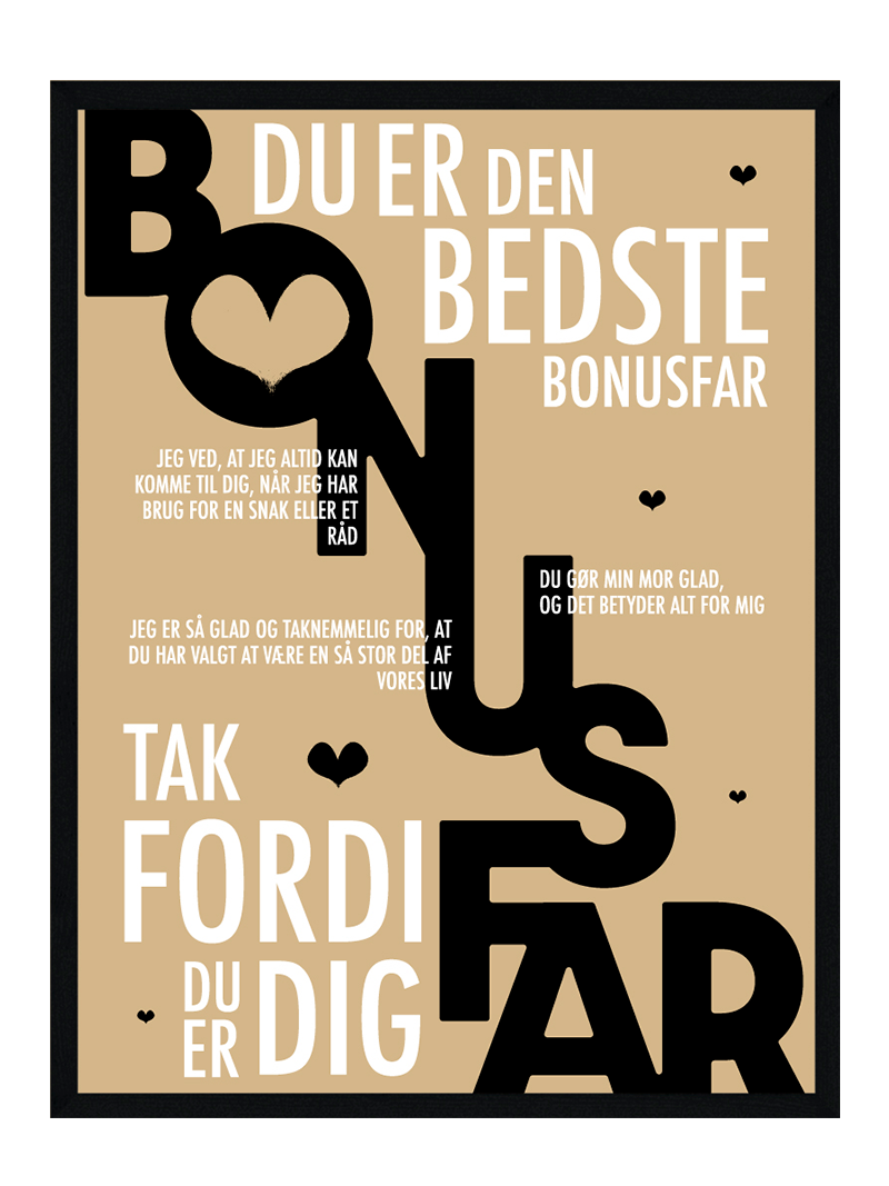 Bonusfar   Plakat   Personlig   Plakat