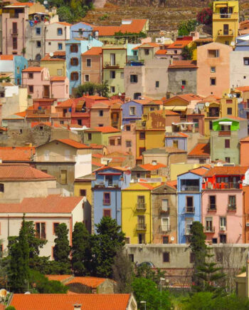 Bosa   Houses   Sardinien   Af   Helle   Christensen