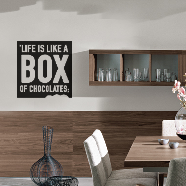 Box   Of   Chocolates   Wallsticker   Af   Alan   Smithee    36x36   Cm