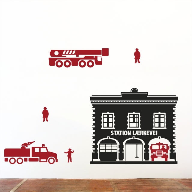 Brandstation   Wallsticker