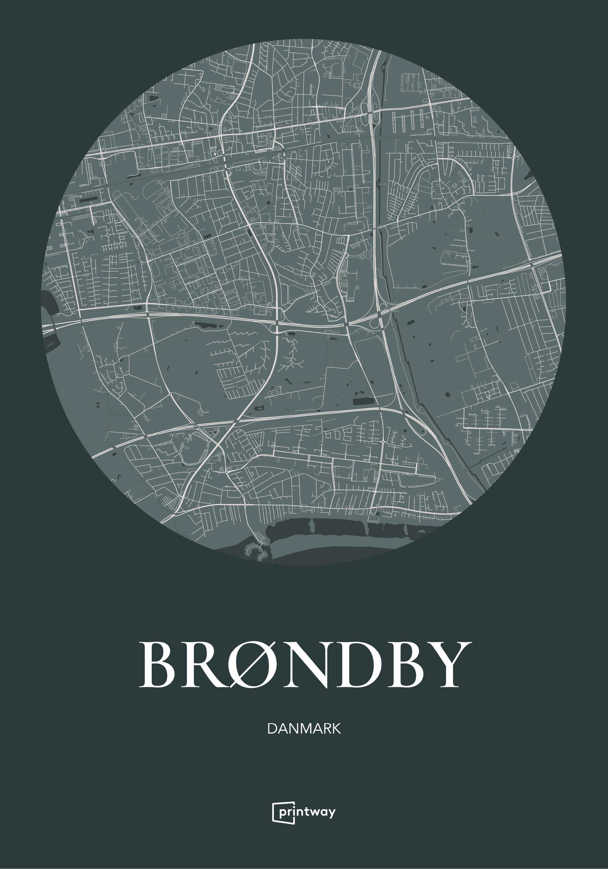 Brøndby Plakaten Skovgrøn