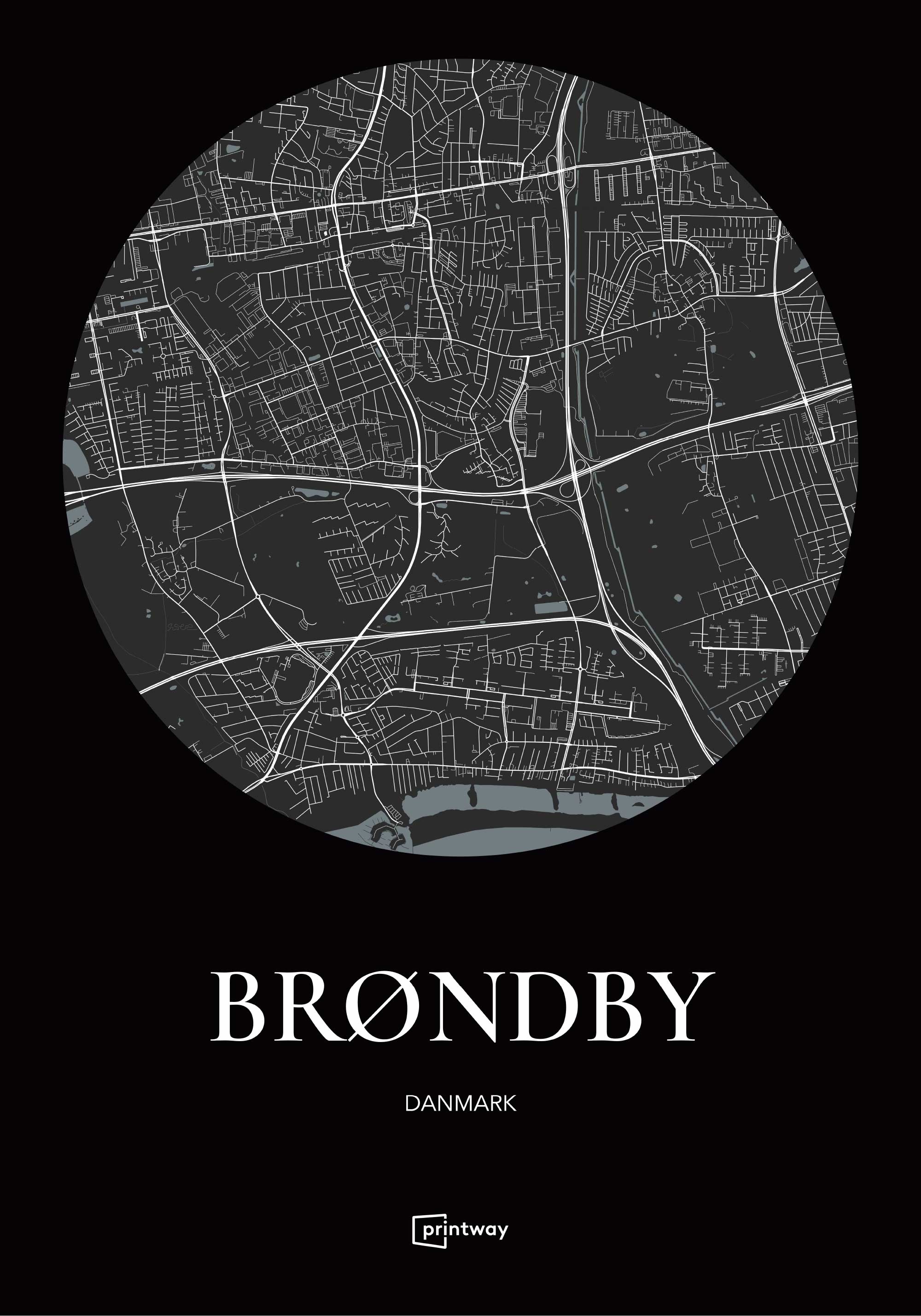 Brøndby Plakaten Sort