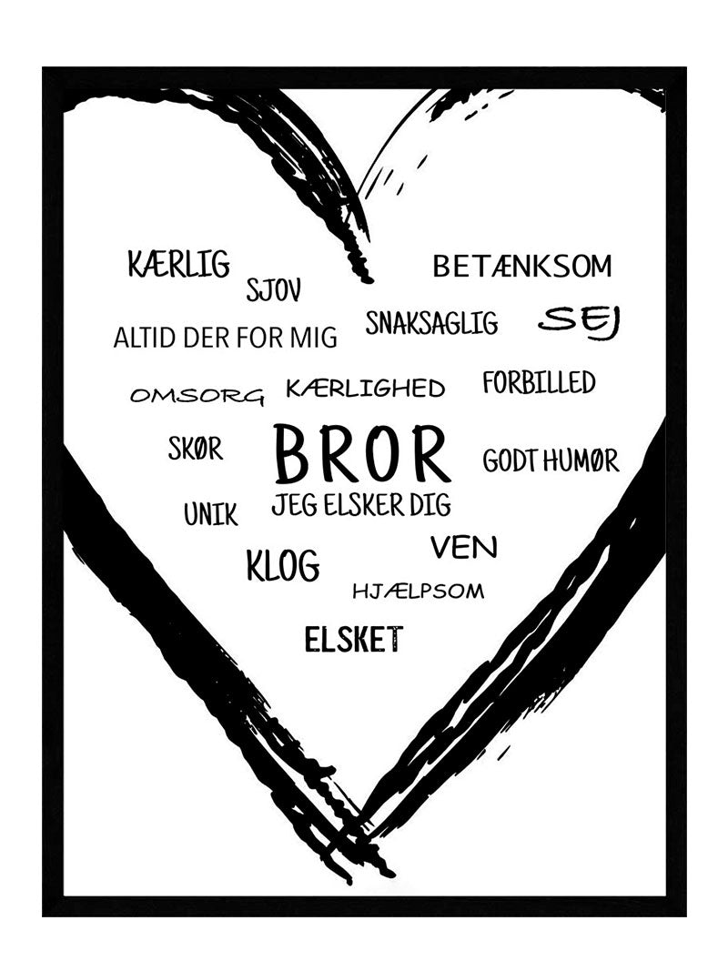 Bror   Hjerte   Plakat