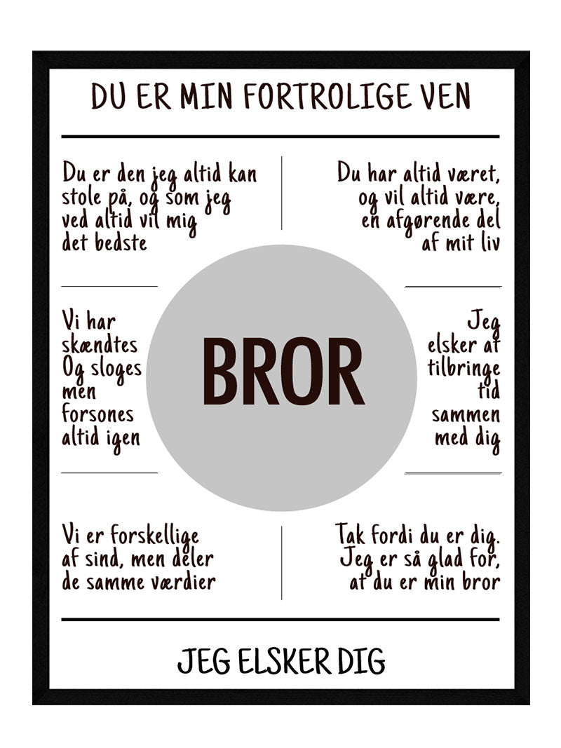 Bror   Plakat   Citat   Plakat