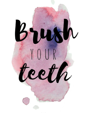 Brush   Your   Teeth   Lilla   Af   Pluma   Posters