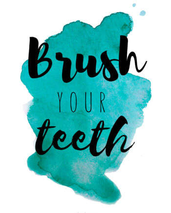 Brush   Your   Teeth   Turkis   Af   Pluma   Posters