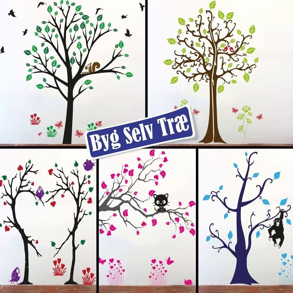 Byg   Selv   Træ   Wallsticker