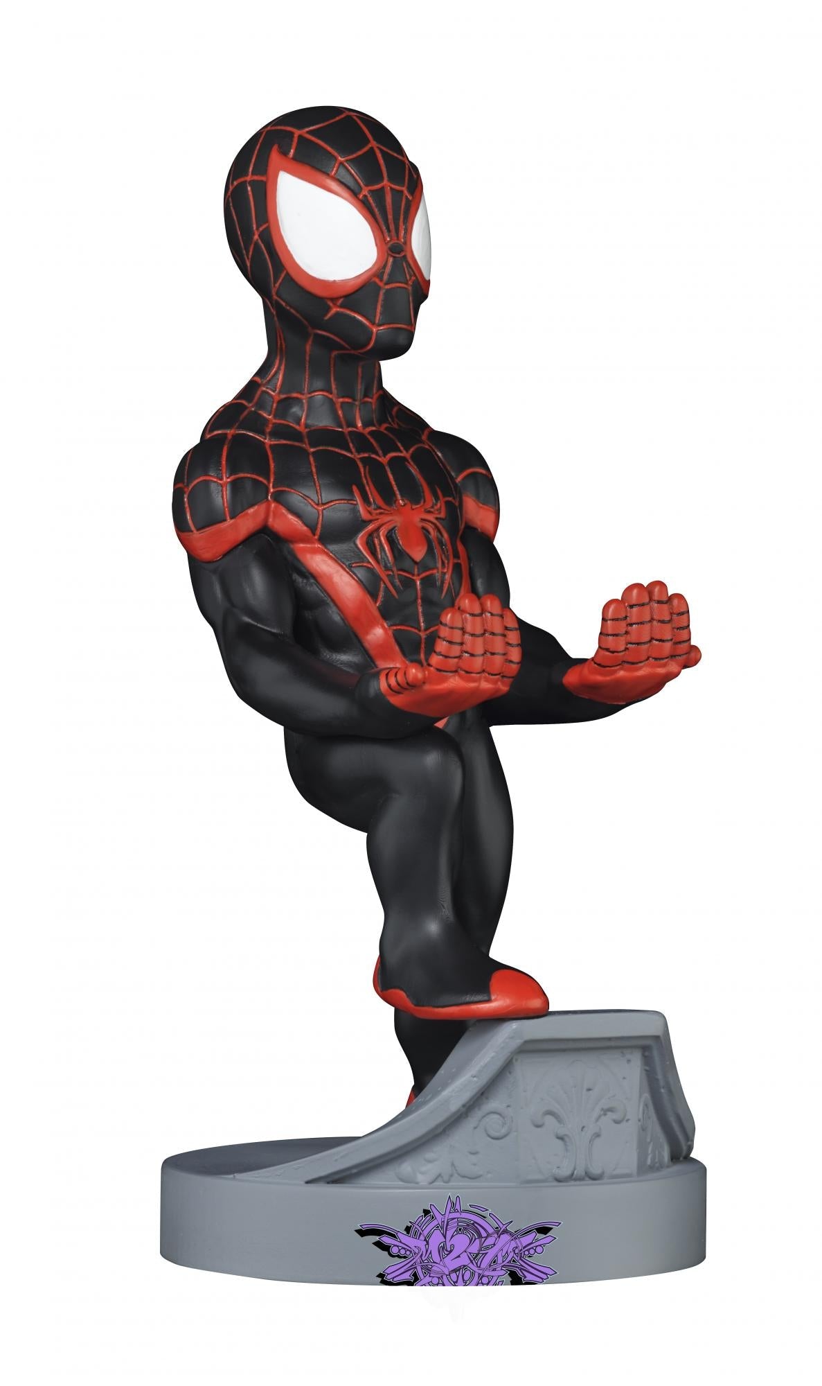 Cable   Guys   Miles   Morales   Spiderman    Full   Figure   Konsol   Tilbehør   Geekd   Dk