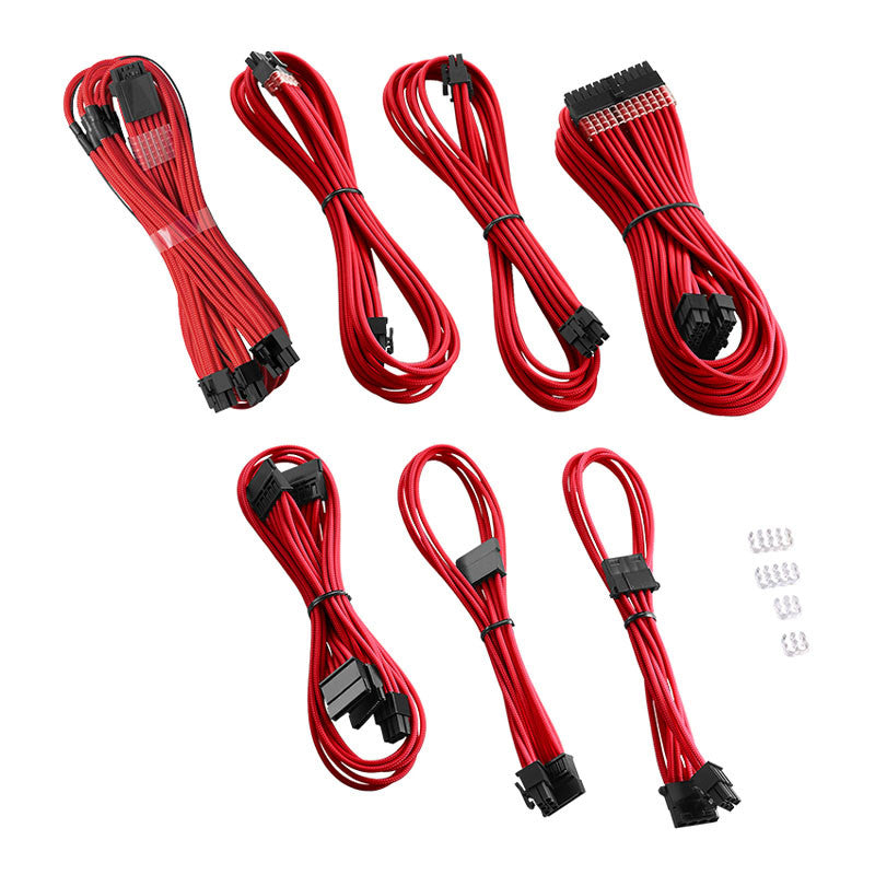 Cablemod   C - Series   Pro   Modmesh   12vhpwr   Cable   Kit   For   Corsair   Rm    Rmi    Rmx    Black   Label    Red