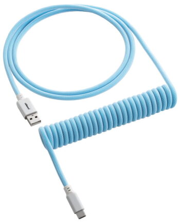 Cablemod   Classic   Coiled   Keyboard   Cable   Usb - C   To   Usb   Type   A    Blueberry   Cheesecake   150cm   Usb   Kabler   Geekd   Dk