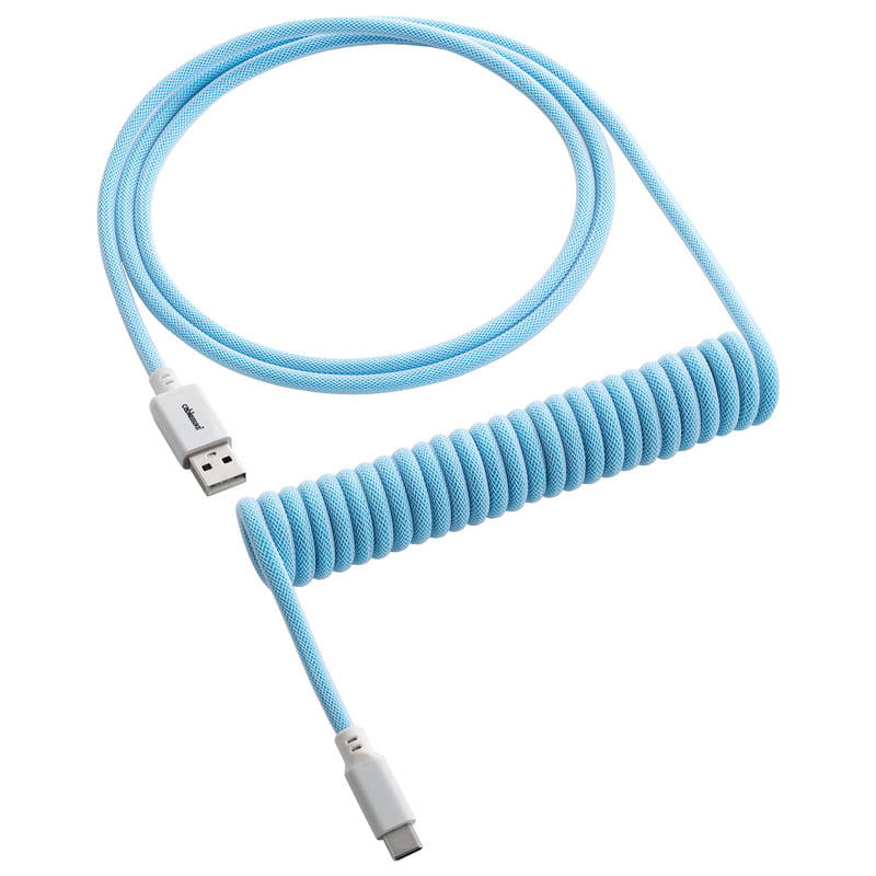 Cablemod   Classic   Coiled   Keyboard   Cable   Usb - C   To   Usb   Type   A    Blueberry   Cheesecake   150cm   Usb   Kabler   Geekd   Dk