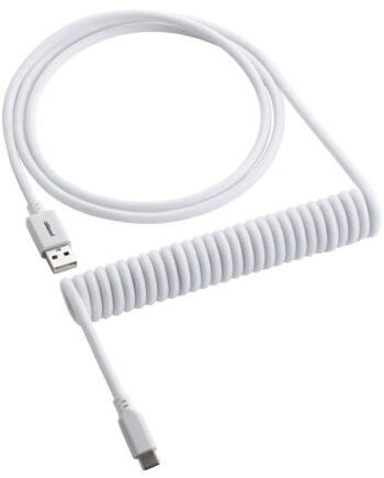 Cablemod   Classic   Coiled   Keyboard   Cable   Usb - C   To   Usb   Type   A    Glacier   White   150cm   Usb   Kabler   Geekd   Dk