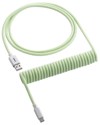 Cablemod   Classic   Coiled   Keyboard   Cable   Usb - C   To   Usb   Type   A    Lime   Sorbet   150cm   Usb   Kabler   Geekd   Dk
