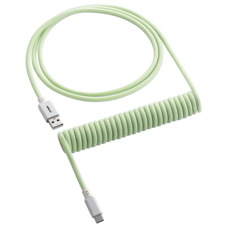 Cablemod   Classic   Coiled   Keyboard   Cable   Usb - C   To   Usb   Type   A    Lime   Sorbet   150cm   Usb   Kabler   Geekd   Dk