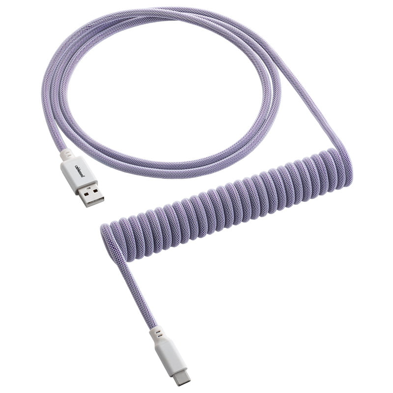 Cablemod   Classic   Coiled   Keyboard   Cable   Usb - C   To   Usb   Type   A    Rum   Raisin   Usb   Kabler   Geekd   Dk