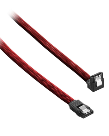Cablemod   Modmesh   Right   Angle   Sata       Cable   30cm   Blood   Red