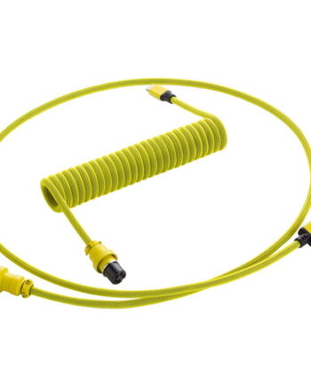 Cablemod   Pro   Coiled   Keyboard   Cable   Usb - C   To   Usb   Type   A    Dominator   Yellow   150cm   Usb   Kabler   Geekd   Dk