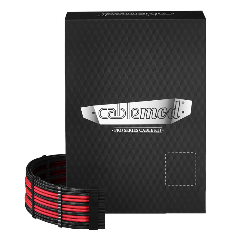 Cablemod   Pro   Modmesh   C - Series   Rmi   Rmx   Cable   Kit   Black   Red