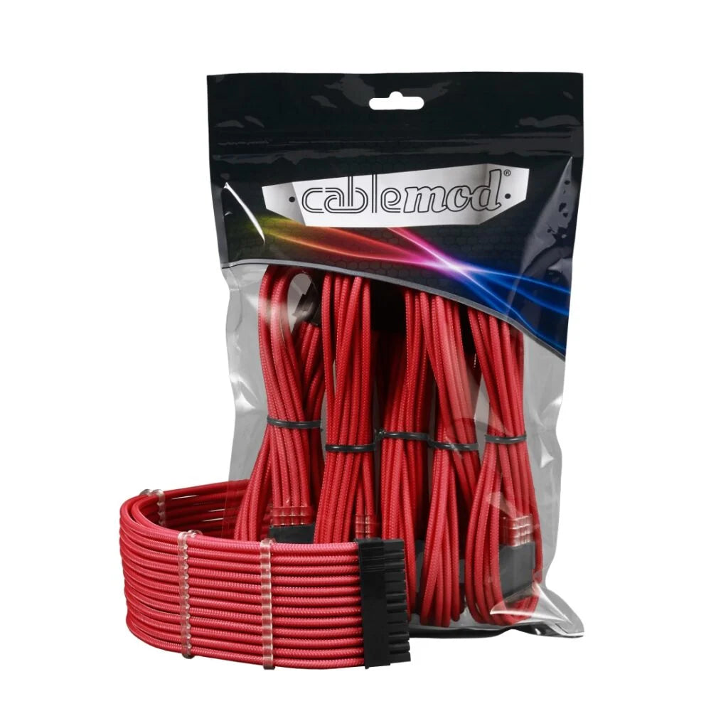 Cablemod   Pro   Modmesh   Cable   Extension   Kit   Rød   Kabelforlænger   Geekd   Dk