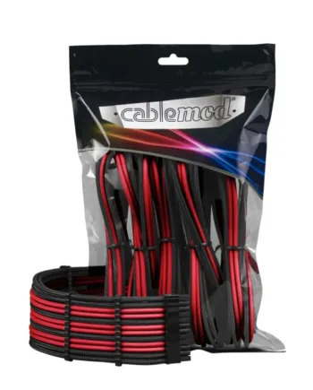 Cablemod   Pro   Modmesh   Cable   Extension   Kit   Sort   Rød   Kabelforlænger   Geekd   Dk