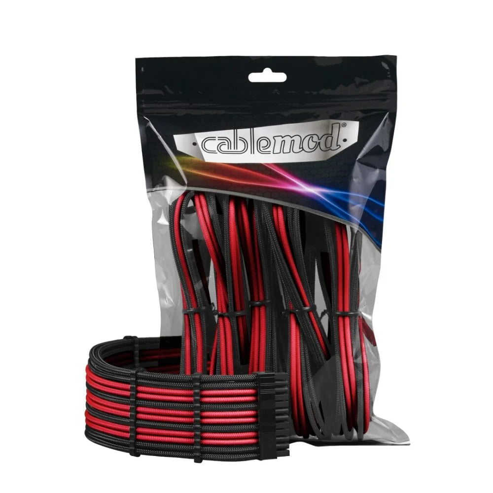 Cablemod   Pro   Modmesh   Cable   Extension   Kit   Sort   Rød   Kabelforlænger   Geekd   Dk