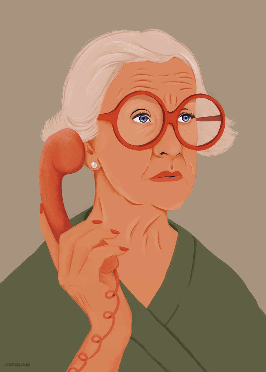 Call   Girl   Grøn   Grøn   Af   Maladroit