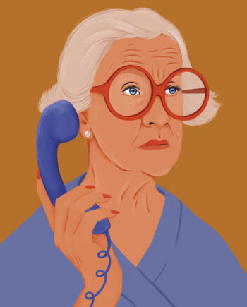 Call   Girl   Gul   Blå   Af   Maladroit