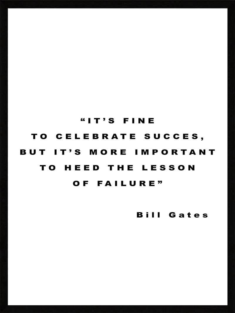 Celebrate   Sucess   Bill   Gates   Plakat