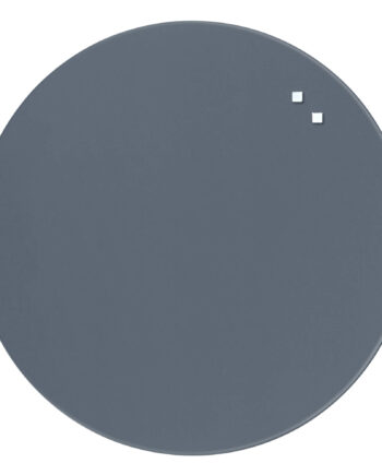 Cirkel   45   Cm    Grå   Magnetisk   Glastavle