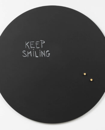 Cirkel   57   Cm    Magnetisk    Sort   Kridttavle   Uden   Ramme
