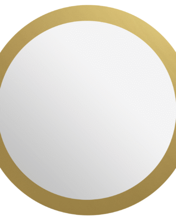 Cirkel   70   Cm    Magnetisk   Spejl   Med   Guld   Kant