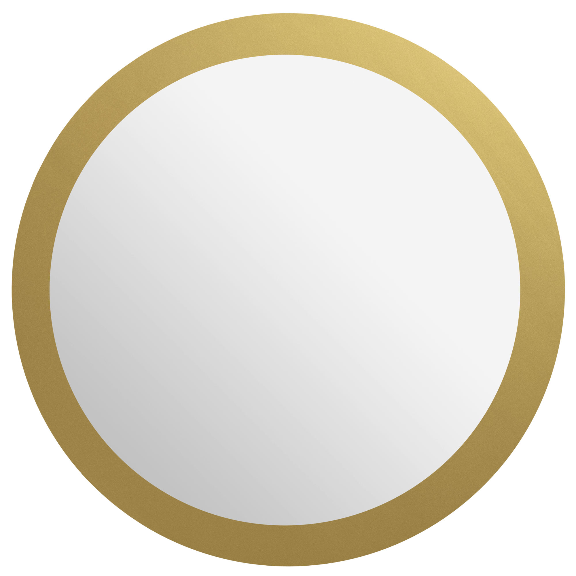 Cirkel   70   Cm    Magnetisk   Spejl   Med   Guld   Kant