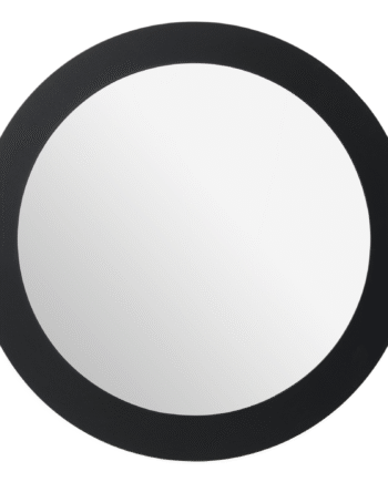 Cirkel   50   Cm    Magnetisk   Spejl   Med   Sort   Kant