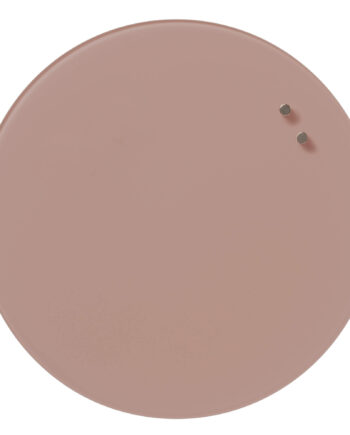 Cirkel   35   Cm    Rosa   Magnetisk   Glastavle