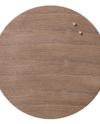 Cirkel   45   Cm    Valnød   Magnetisk   Tavle