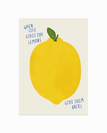 Citat   Plakat    When   Life   Gives   You   Lemons