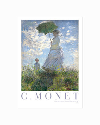 Claude   Monet    Woman   With   A   Parasol    Madame   Monet   And   Her   Son