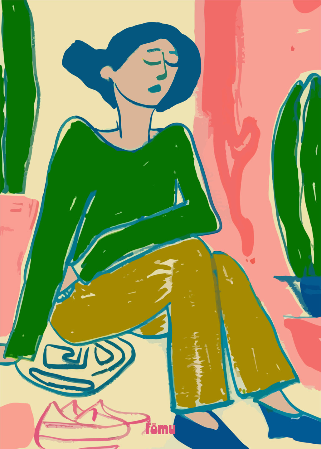 Closed   Eyes   Af   Få   Mu   Illustrations