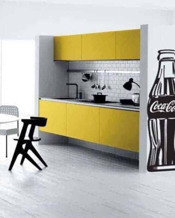 Coca - Cola   Flaske   Wallsticker