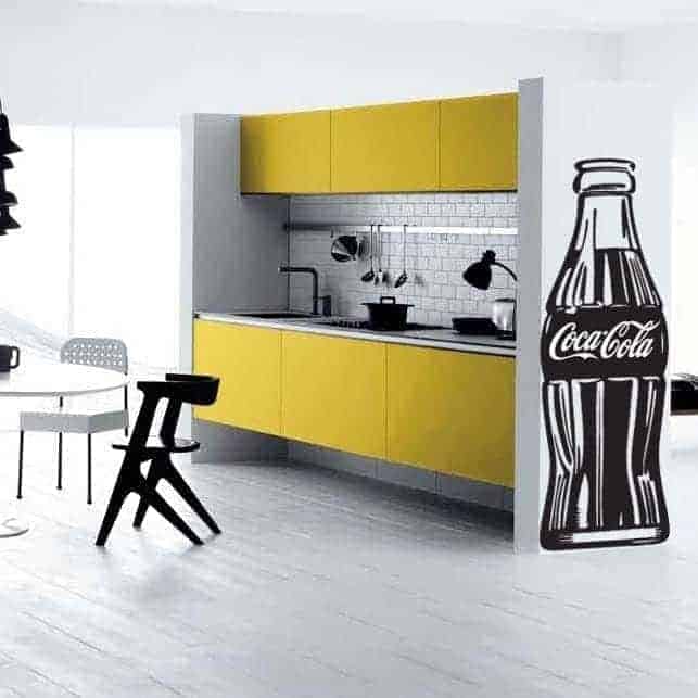 Coca - Cola Flaske Wallsticker