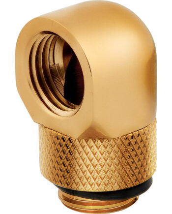 Corsair   Hydro   X   Series   90â    Rotary   Adapter   Kølevæske   System   Tilpasning     - Pack   Guld   Vandkøling   Geekd   Dk