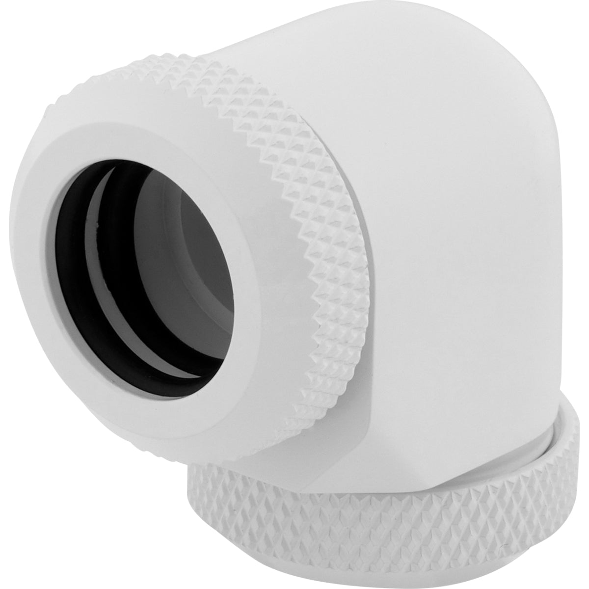 Corsair   Hydro   X   Series   Xf   Hardline   90â    12mm   Od   Vinklet   Fitting   Til   Flydende   Kølesystem     - Pack   Hvid   Vandkøling   Geekd   Dk