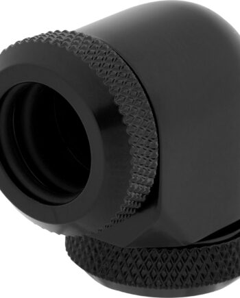 Corsair   Hydro   X   Series   Xf   Hardline   90â    12mm   Od   Vinklet   Fitting   Til   Flydende   Kølesystem     - Pack   Sort   Vandkøling   Geekd   Dk