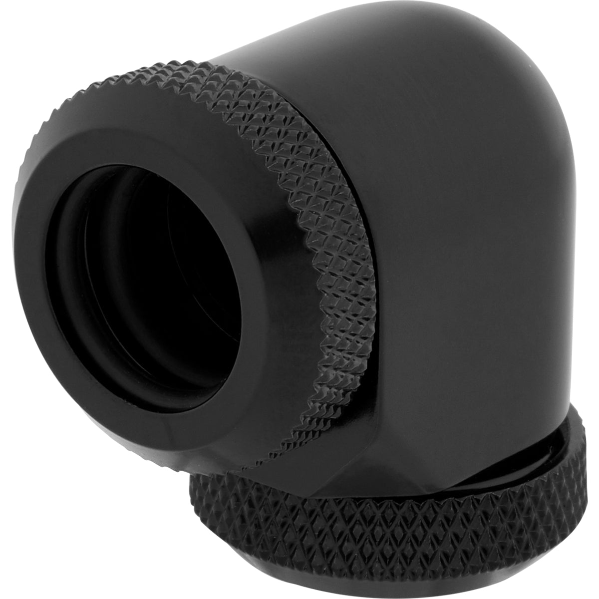 Corsair Hydro X Series Xf Hardline 90â 12mm Od Vinklet Fitting Til Flydende Kølesystem - Pack Sort Vandkøling Geekd Dk