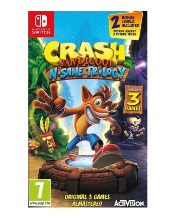 Crash   Bandicoot   N   Apos   Sane   Trilogy   Remastered   Nintendo   Switch   Spil   Geekd   Dk