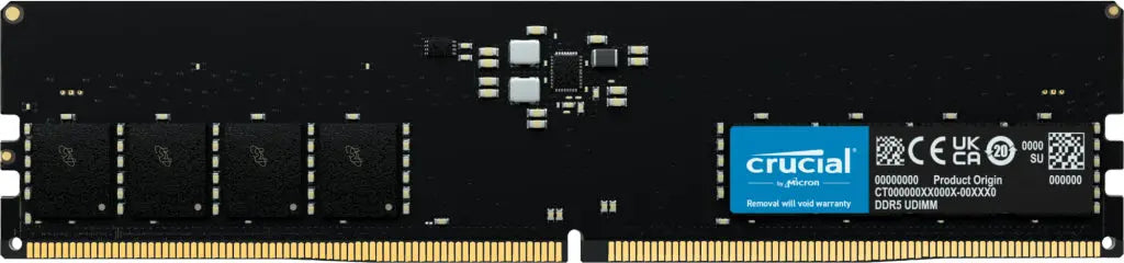 Crucial   Ddr5    32gb   4800mhz   Cl40    Ikke - Ecc