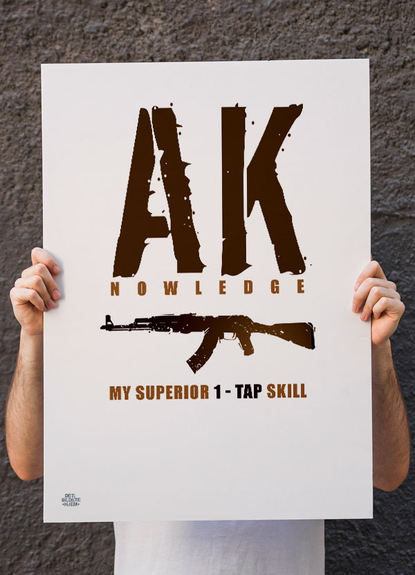 Csgo Gamer - Plakat Ak 21 X 29 A4 Kr 199 -