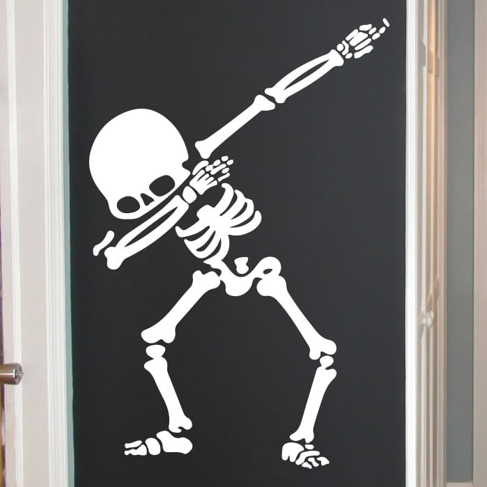 Dabbing   Skelet   Wallsticker